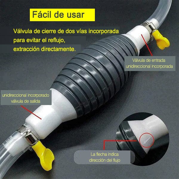 BOMBA MANUAL DE TRANSFERENCIA DE COMBUSTIBLE Y otros LÍQUIDOS | PUMPOUT